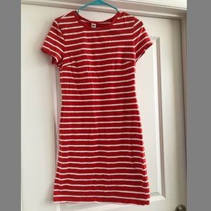 Fitted Crew-Neck Tee Dress